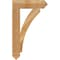 Ekena Millwork Thorton Arts & Crafts Rough Sawn Bracket, Western Red Cedar, 4"W x 18"D x 30"H BKT04X18X30THR03RWR - alternate 4
